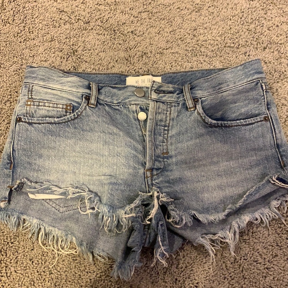 Free people Jean shorts size 26